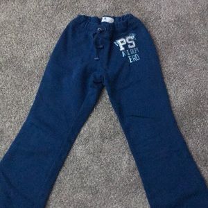 Blue sweatpants